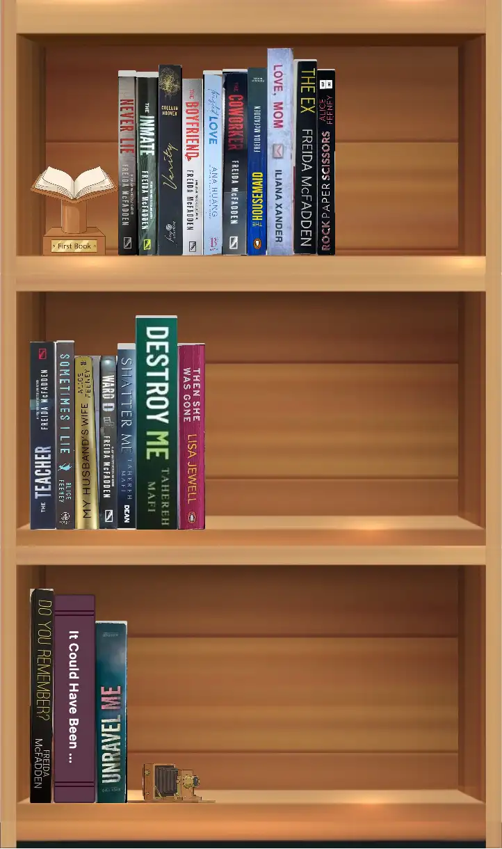 A featured bookshelf built in CosyCase