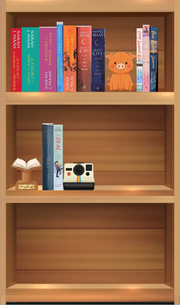 A featured bookshelf built in CosyCase