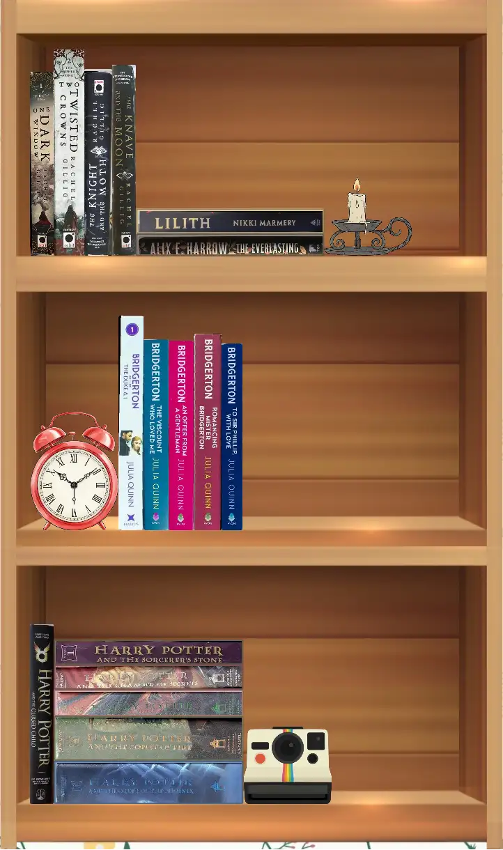 A featured bookshelf built in CosyCase