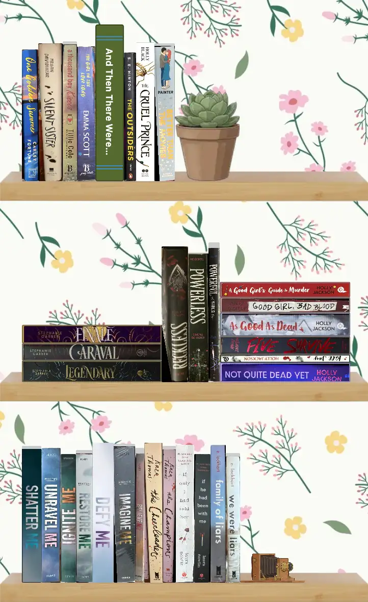 A featured bookshelf built in CosyCase