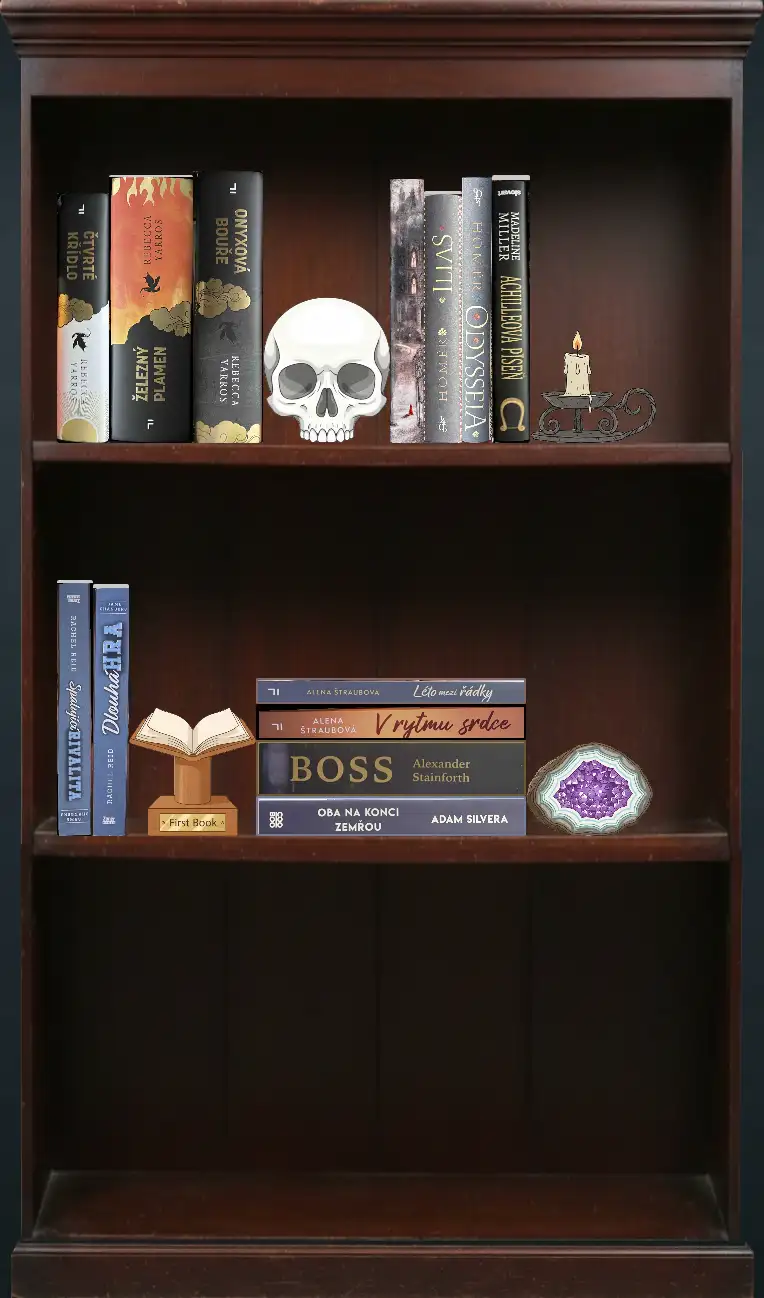 A featured bookshelf built in CosyCase