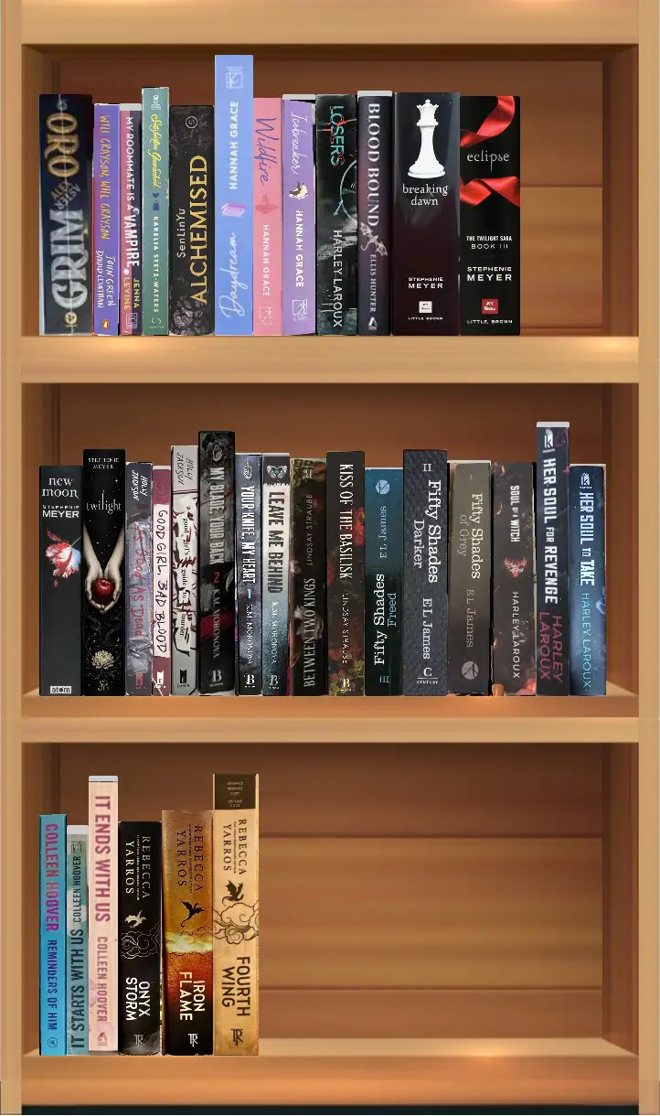 A featured bookshelf built in CosyCase