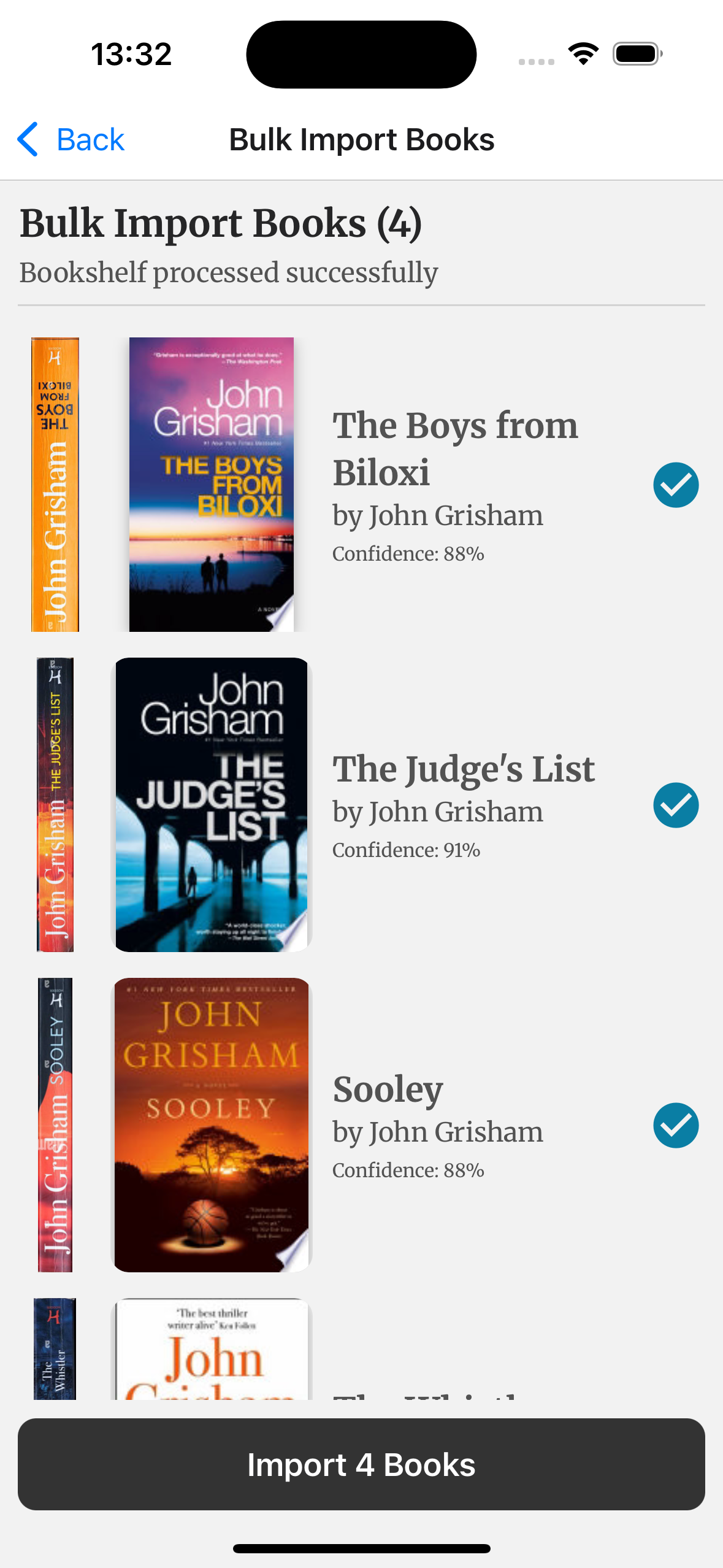 CosyCase bulk import from shelf photo